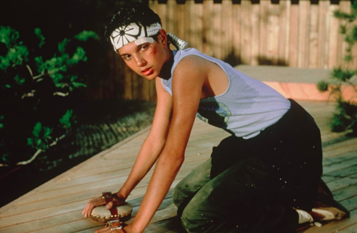 Ralph Macchio in The Karate Kid