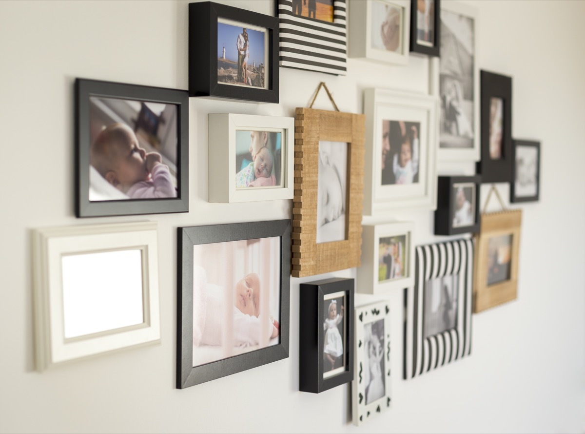 Photo wall picture frames