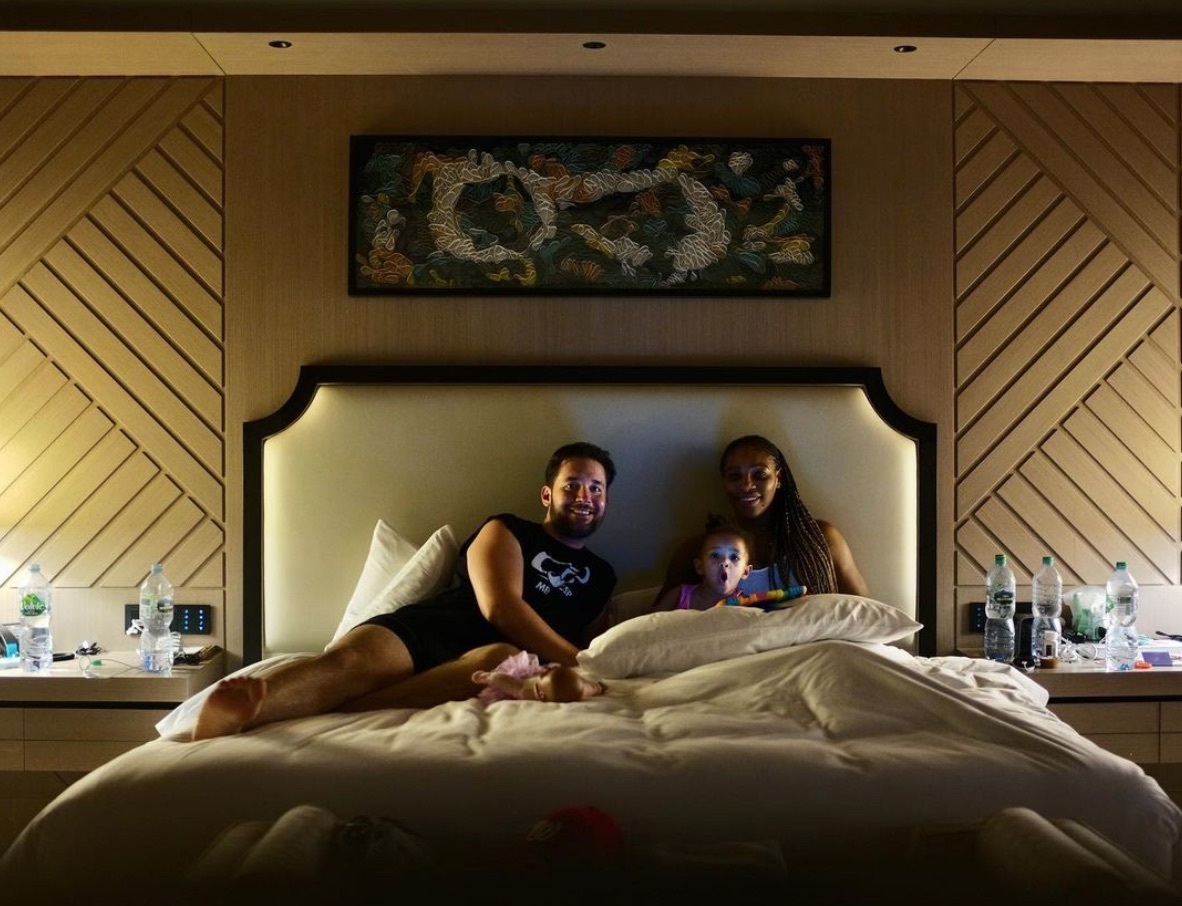 Alexis Ohanian, Serena Williams, Olympia 1