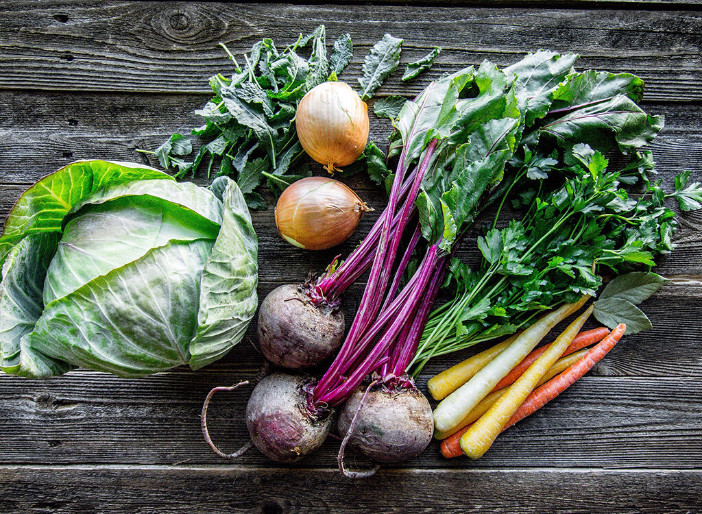 Farmer's market veggies