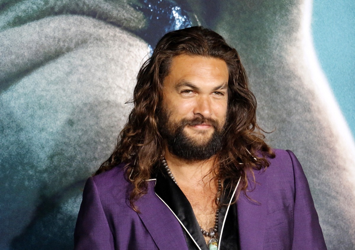 Jason Momoa at the premiere of 