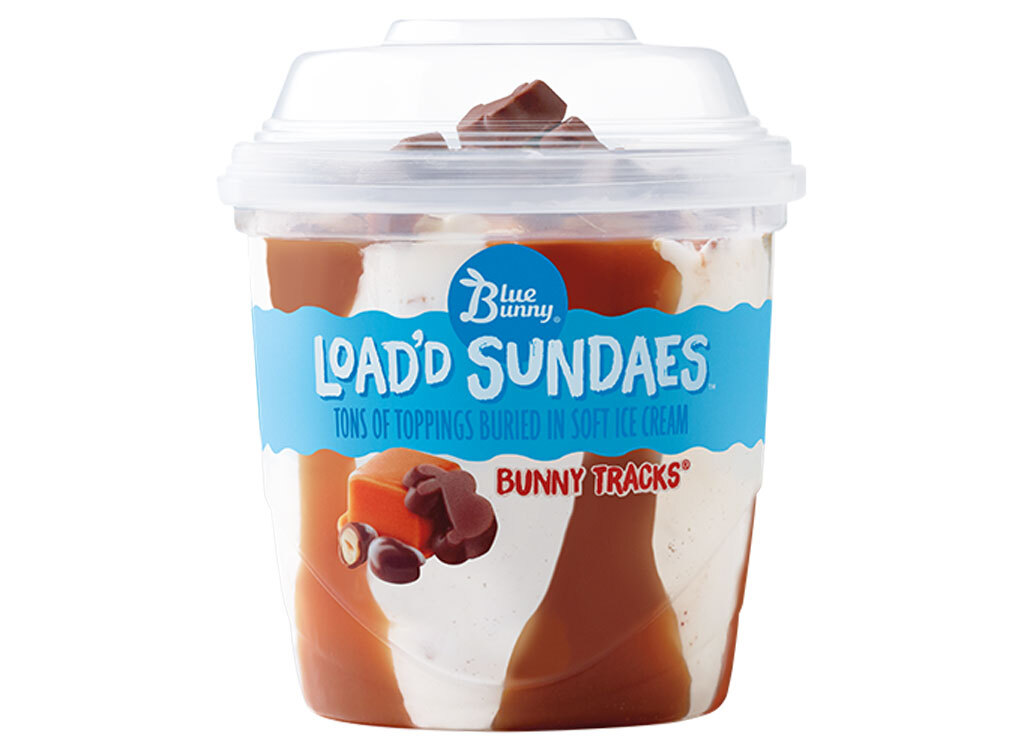 Blue bunny loadd sundae bunny tracks