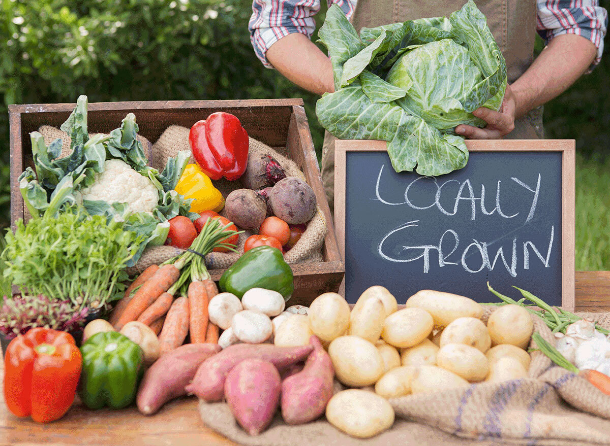 locally grown vegetables