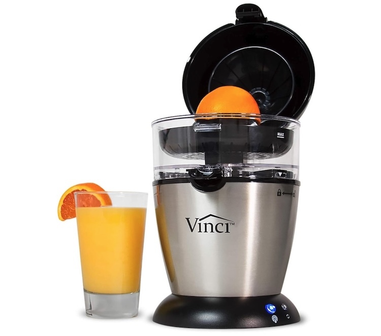 A Vinci hands-free electric juicer