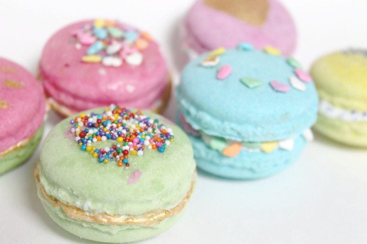 macaron bathbombs