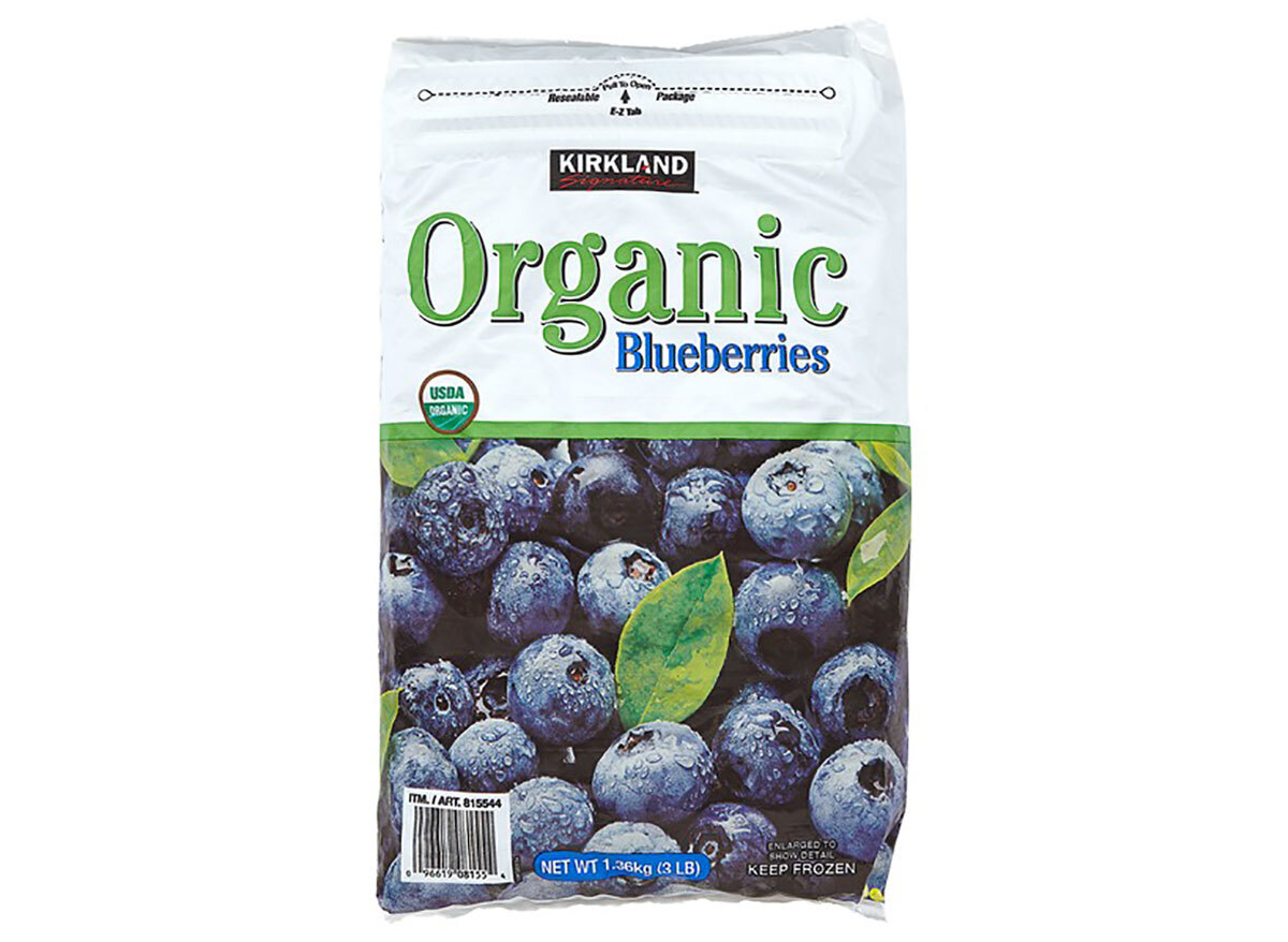 kirkland signature organic frozen blueberries