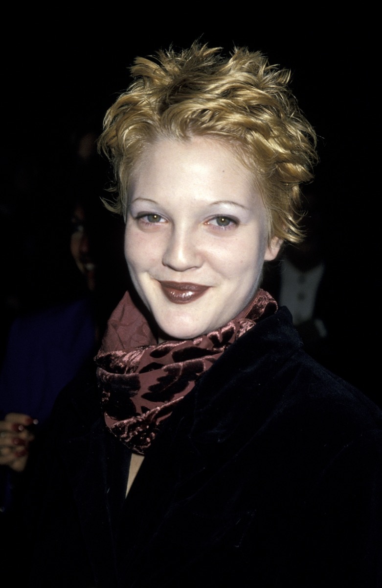 Drew Barrymore at the premiere of 