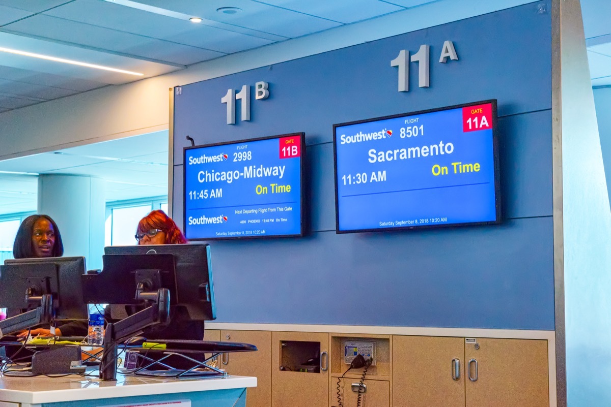 southwest airlines gate