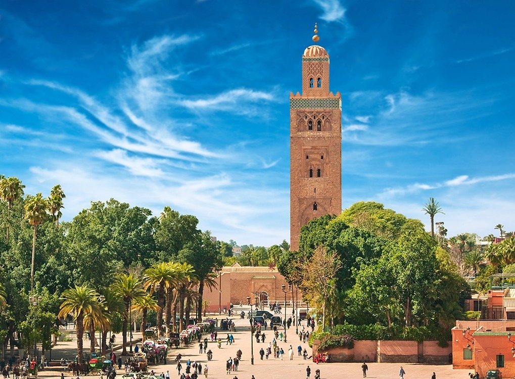 mosque in marrakech