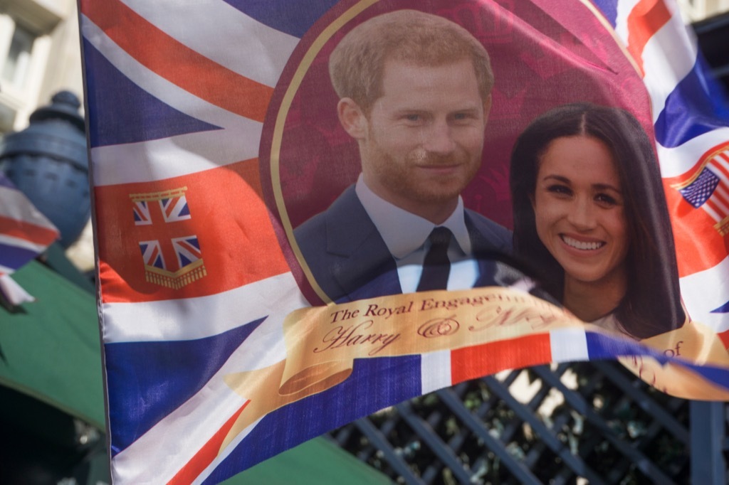 meghan and harry flag