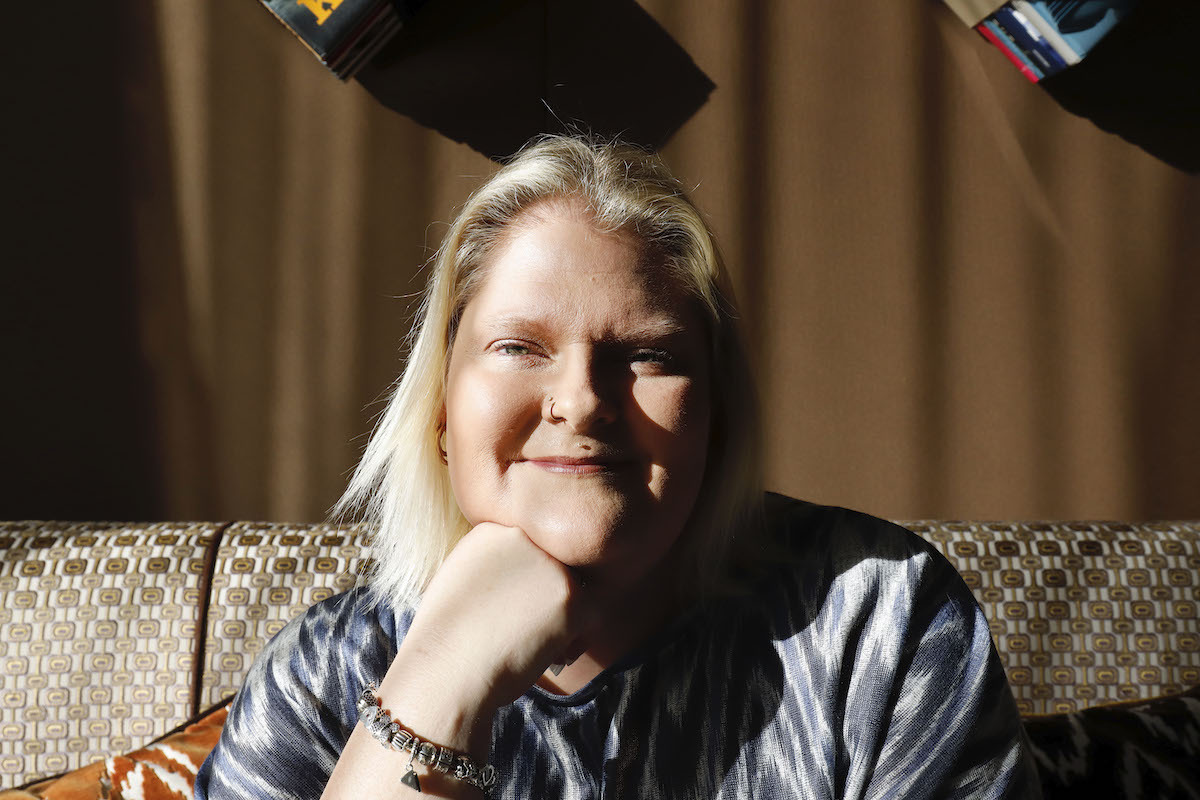 Louise Brown, who in 1978 became the world's first baby to be born after conception by In Vitro Fertilisation (IVF), poses for a photo as she attends a conference on March 05, 2020 in Malaga, Spain. 