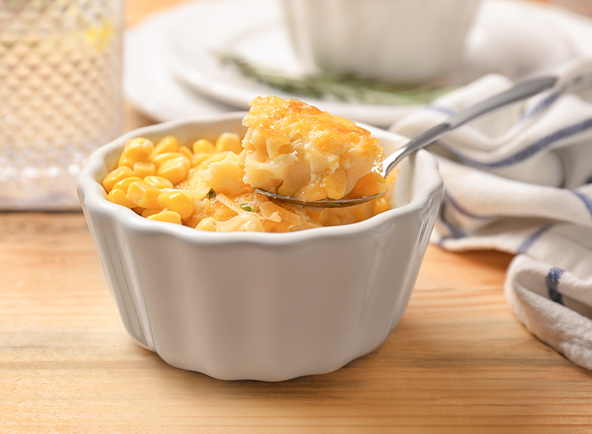 sweet corn pudding