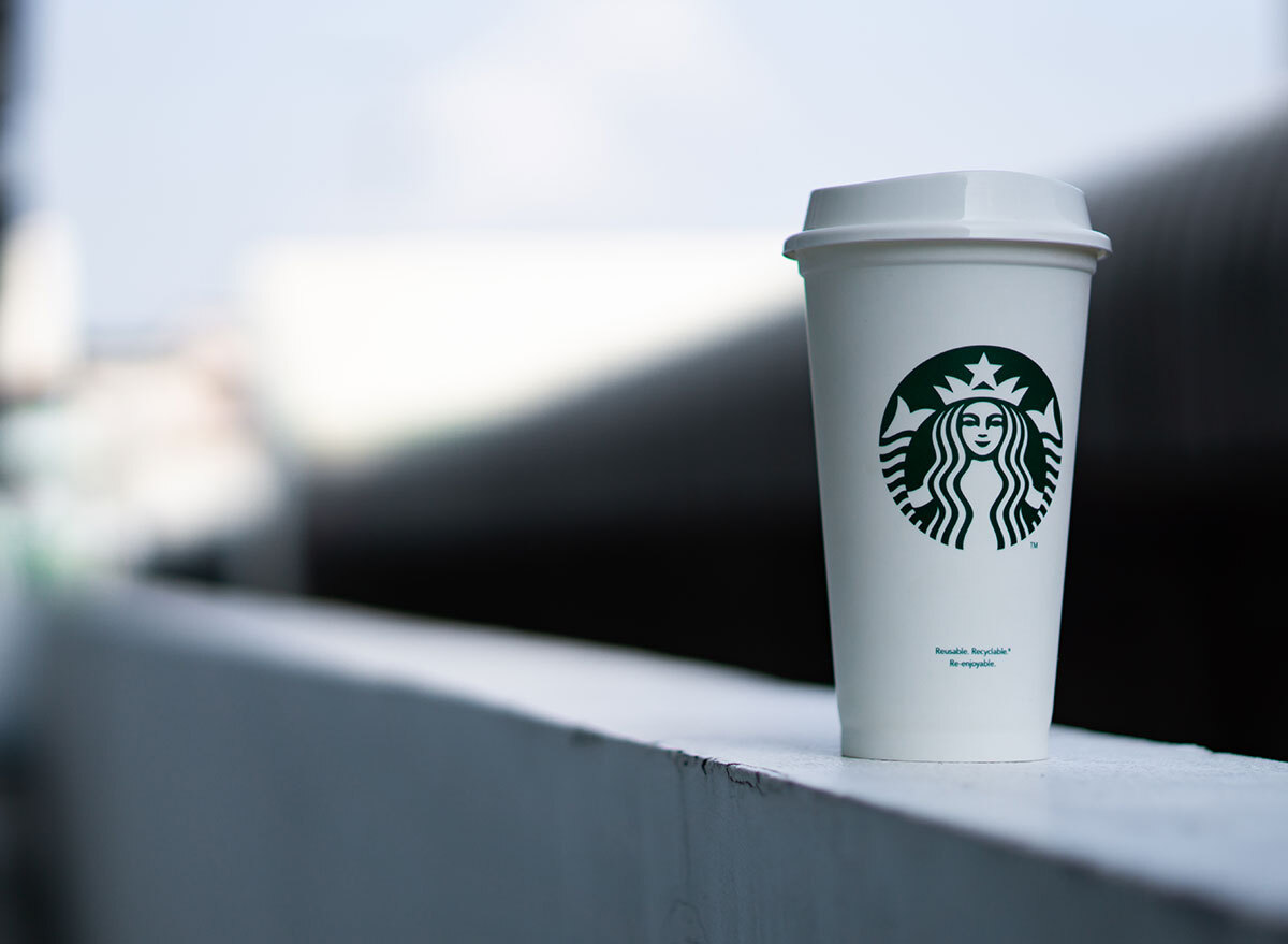 reusable starbucks mug