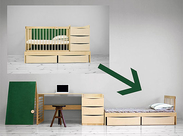 8. Smart Kid A Multifunctional Bedroom Set That Grows With Your Child