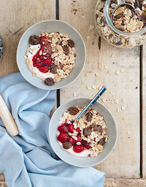 Tart cherry muesli