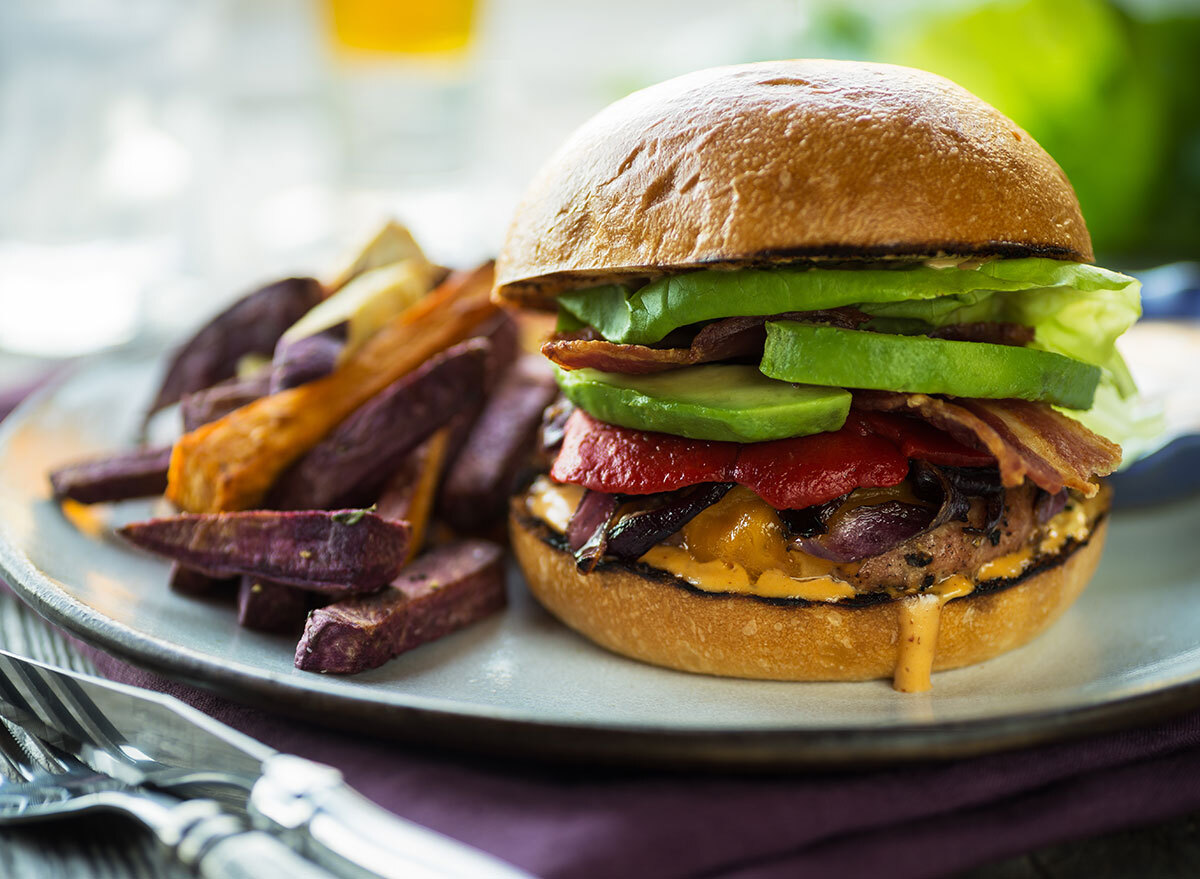 burger avocado