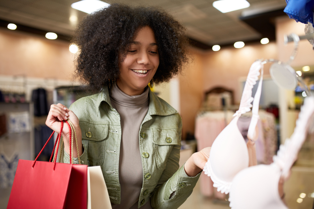 Girl Shopping for a Bra Craziest Corporate Policies