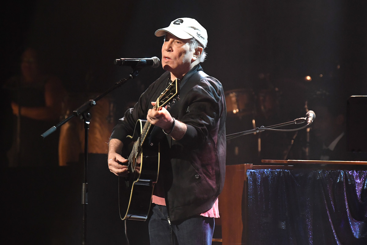 Paul Simon performing at Lincoln Center in New York City in 2018