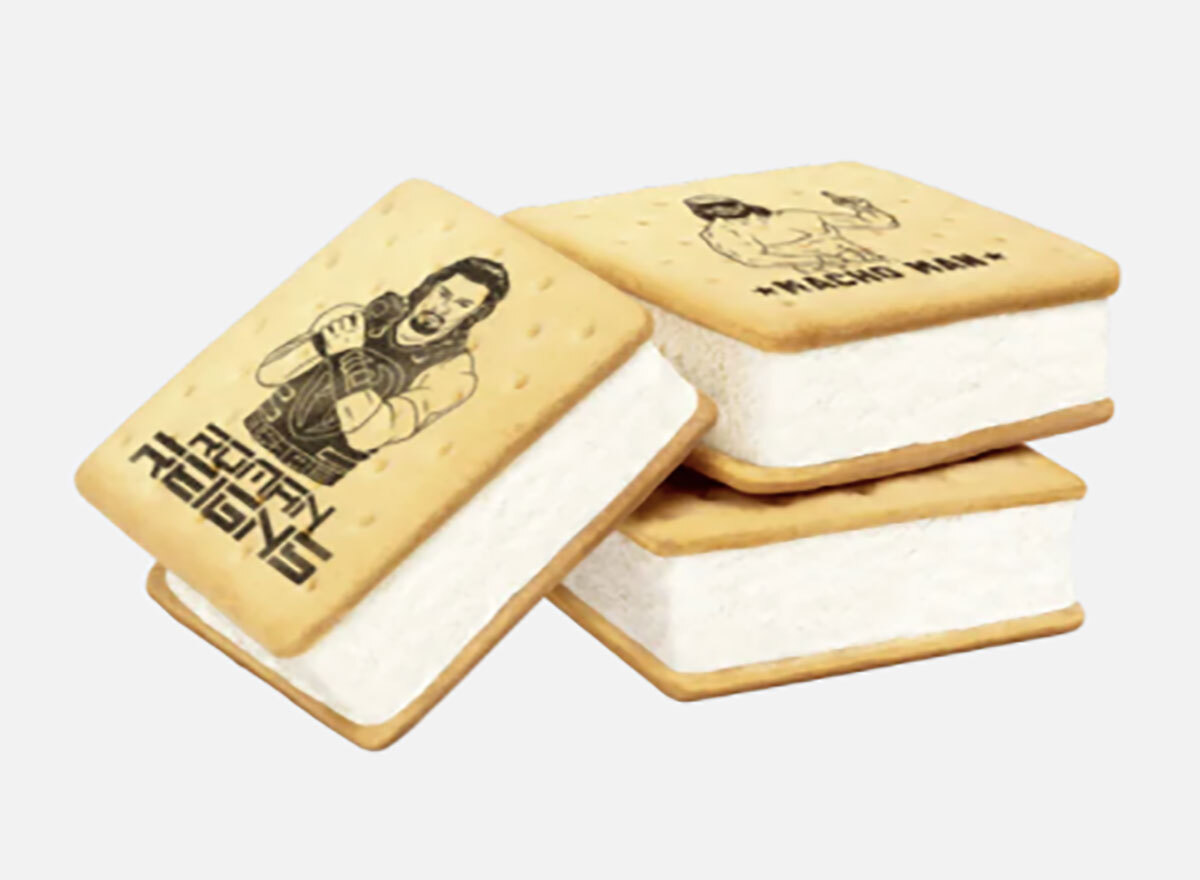 wwe superstars ice cream sandwiches