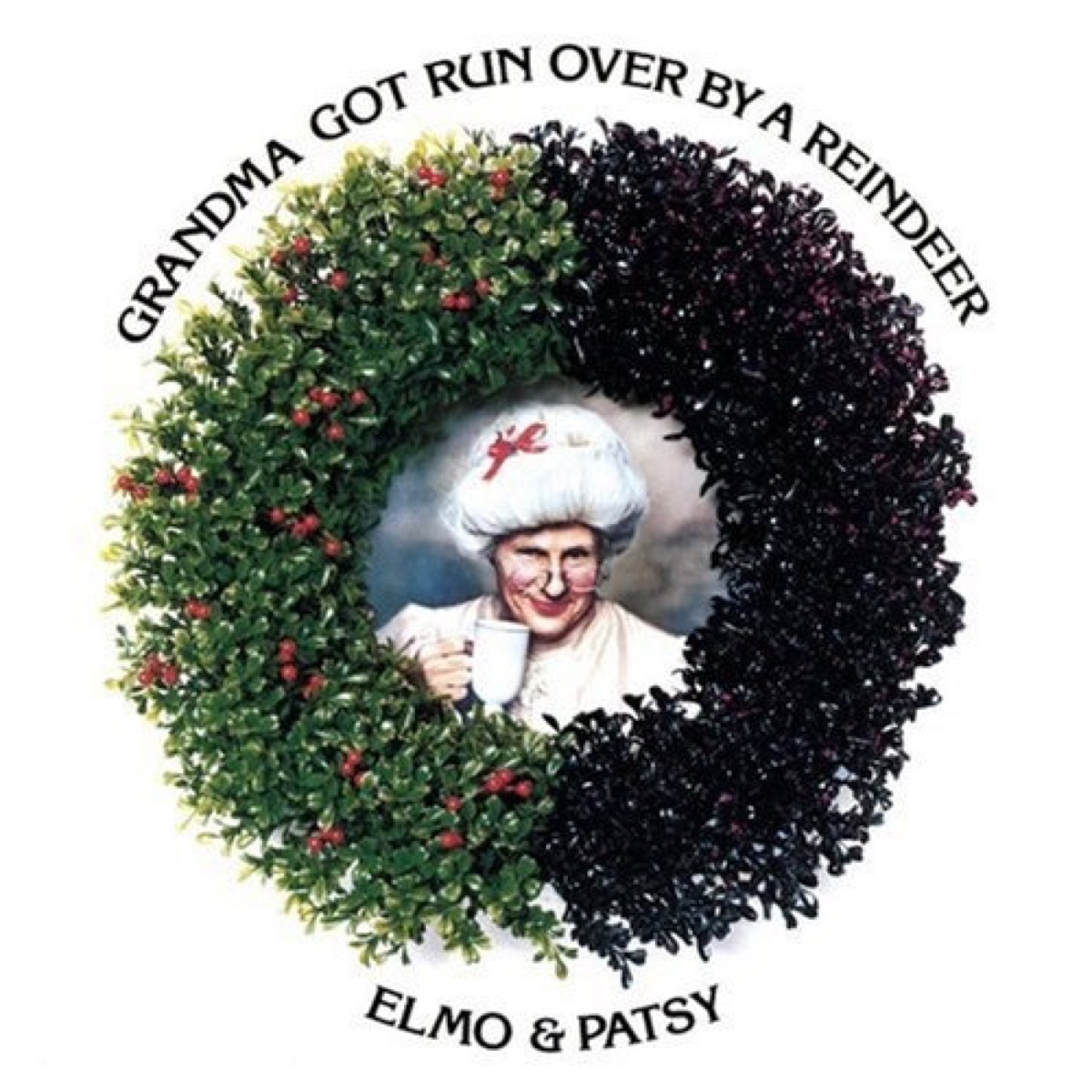 grandma got run over by a reindeer single cover