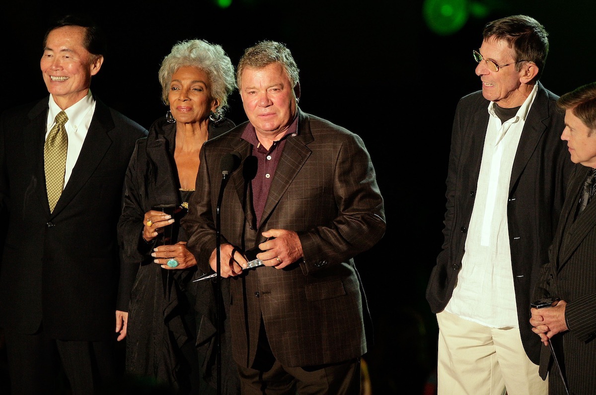 George Takei, Nichelle Nichols, William Shatner, Leonard Nimoy, and Walter Koenig at Spike TV's Scream 2007