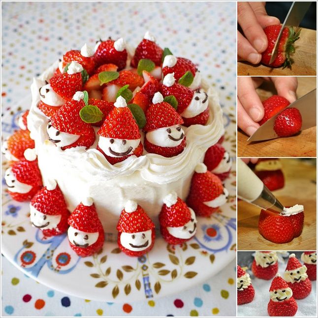 6.Strawberry Santas