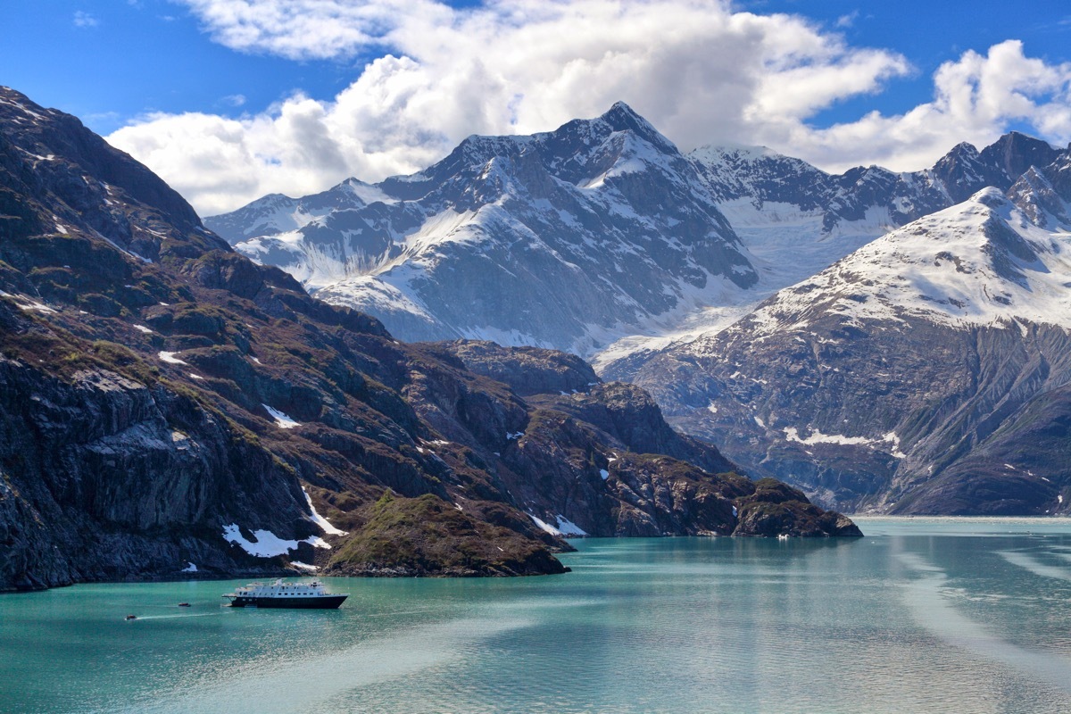 Photo of scenic and wildlife viewing tour in Glacier Bay, Alaska.