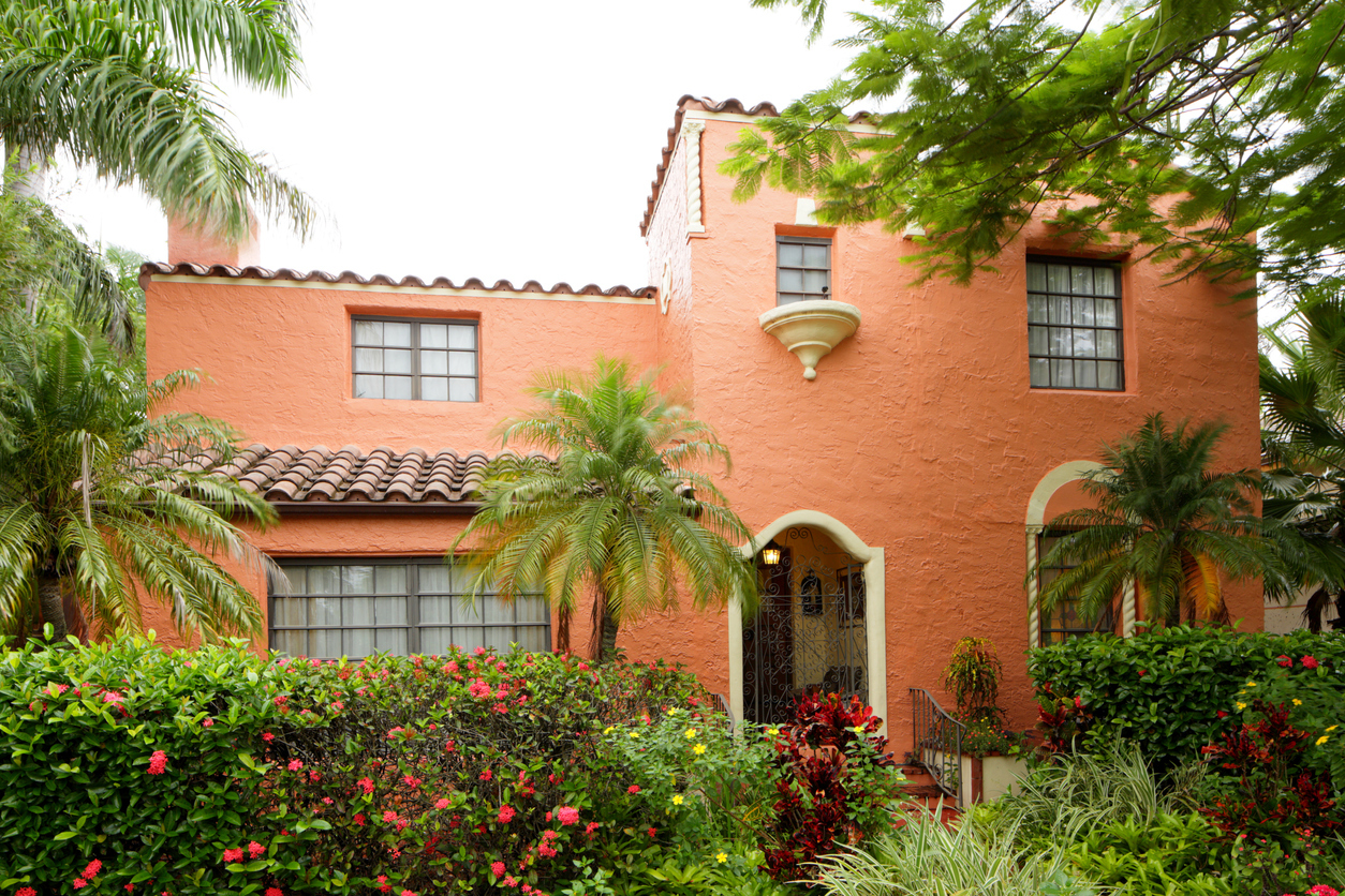 spanish style tuscan home