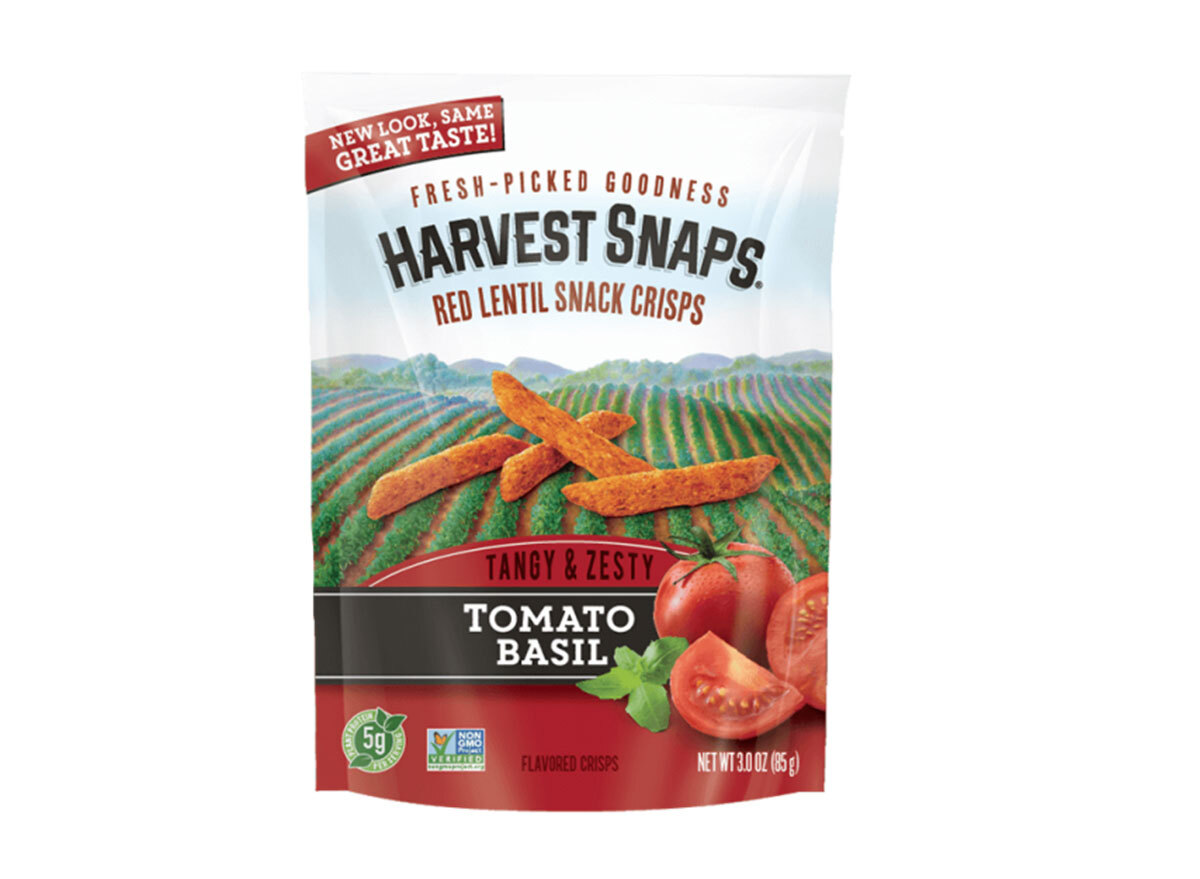 harvest snaps tomato basil