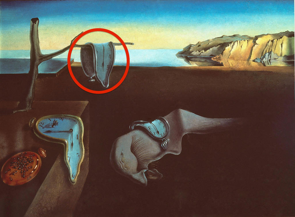 F5HK3B Salvador Dali - The Persistence of Memory