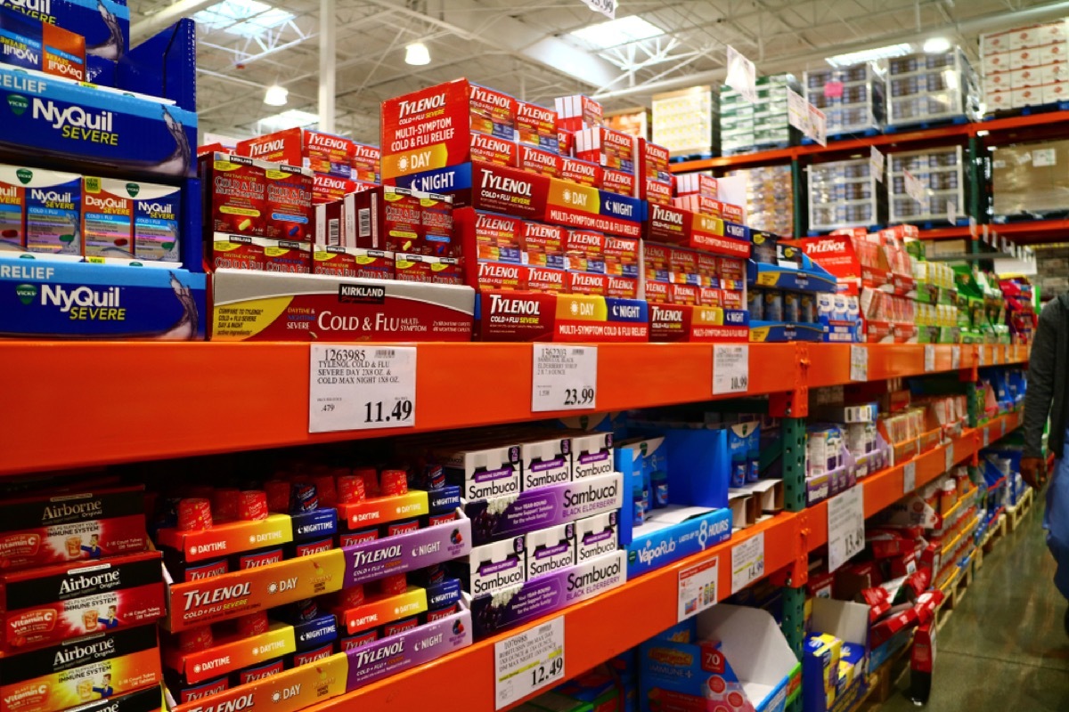 over the counter medication at costco