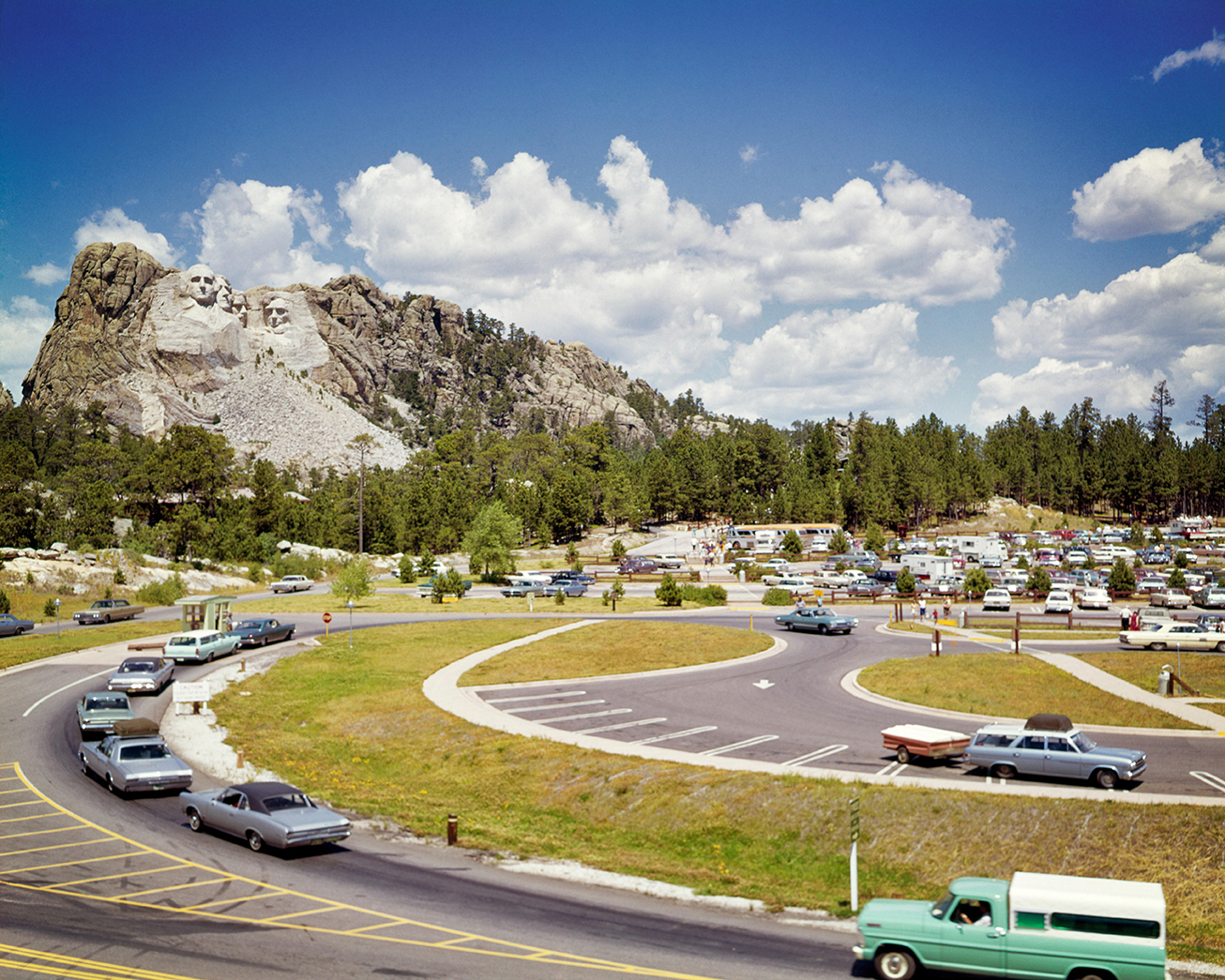 mount rushmore in the 1960s