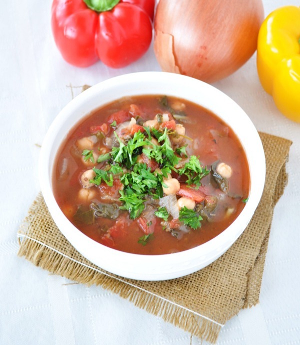 Chard and Chickpea Soup